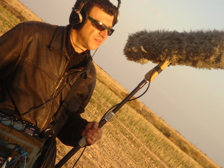 El sonidista Licio Marcos de Oliveira.