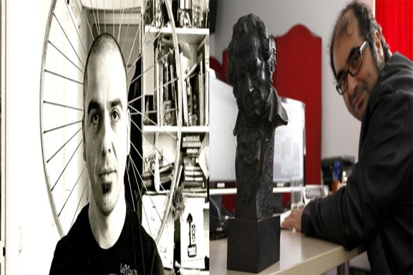 El director Chiqui Carabante y el montador/diseñador de sonido Pelayo Gutiérrez