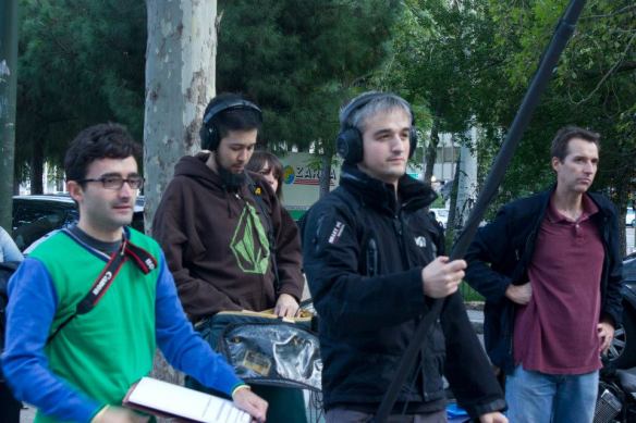 En funciones de operador de microfonía.