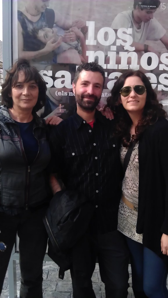 De iqzd a drch: Patricia Ferreira (Directora), José Tomé (Diseñador de sonido) y Marta Velasco (Productora