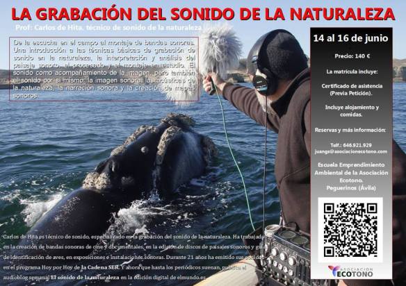 Curso "La grabación del sonido de la naturaleza". 