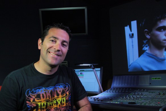 El sonidista y diseñador de sonido Pedro Aviñó en Sismic Audio.