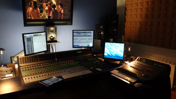 Sala de montaje y diseño de sonido.