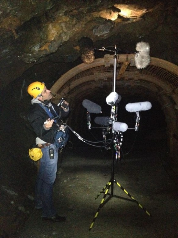 Sesión de SFX en las cuevas de Arditurri.