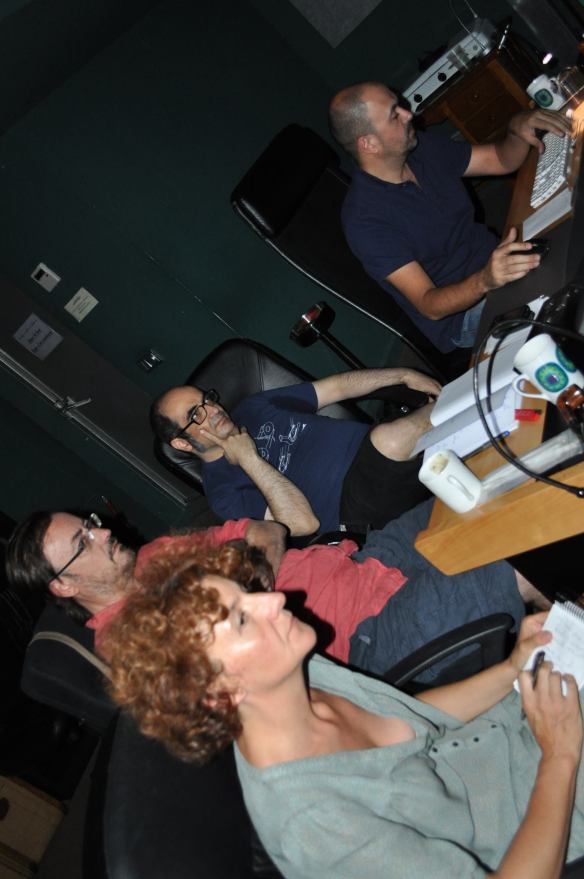 De Izqd a Drch: Eva Valiño, Manuel Martín Cuenca, Pelayo Gutiérrez, Nacho Royo Villanova.