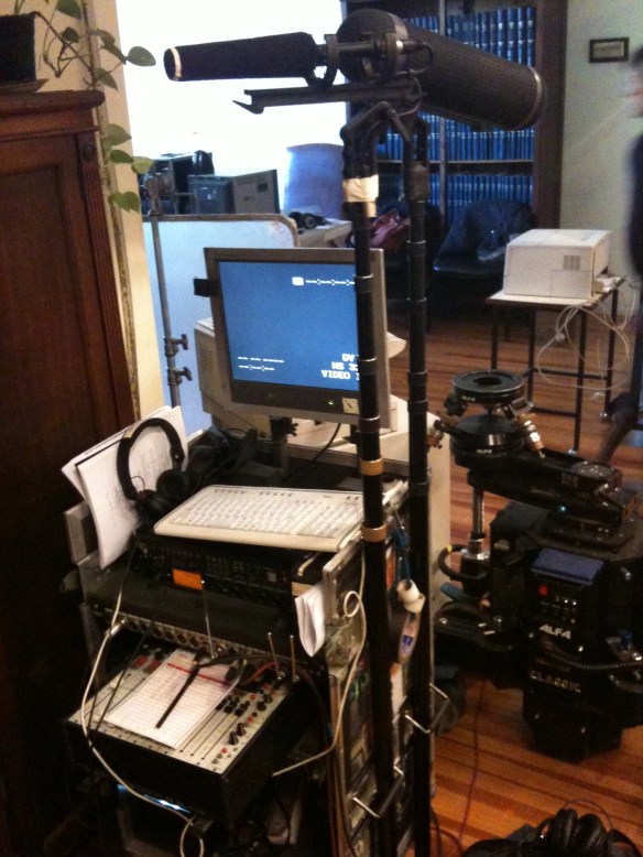 Uno de los sets de rodaje de Eduardo.