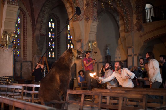 Escena del ataque del Oso.