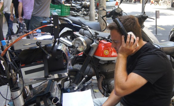 El Sonidista y diseñador de sonido Xavier Mas.