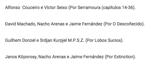 Nominados a mejor mundo sonoro en los próximos premios Mestre Mateo