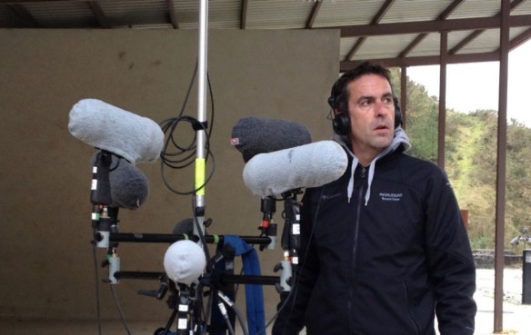 El sonidista Aitor Berenguer.